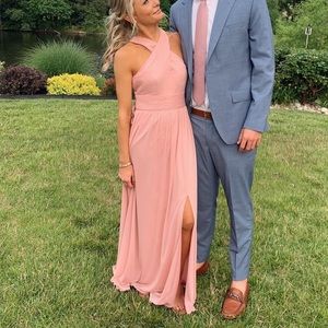 PINK WEDDING GUEST DRESS WORN ONCE DRY CLEANED